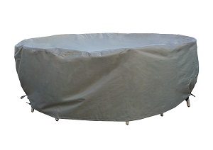 Bramblecrest 150cm Round Table Set Cover - Khaki